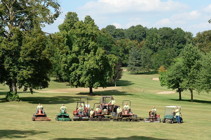 équipe du golf