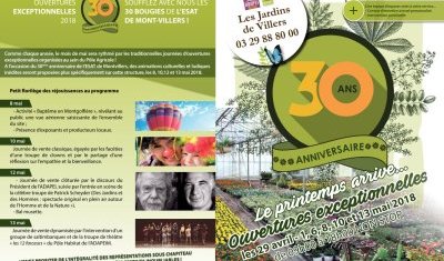 FETEZ AVEC NOUS LES 30 BOUGIES DE L'ESAT DE MONTVILLERS !