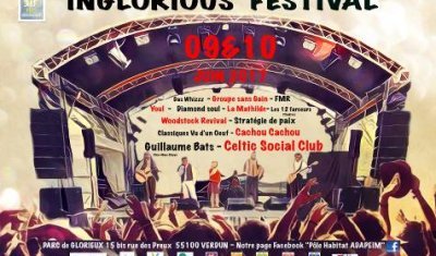 « INGLORIOUS » FESTIVAL 9 et 10 juin 2017