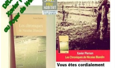 RENCONTRE-DEDICACE AVEC XAVIER PIERSON LE 14 DECEMBRE 2017